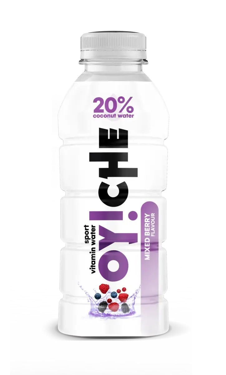 Vitaminizēts dzēriens OY!CHE, ogu garša 20%, kokosriekstu ūdens, PET, 0.5l (DEP)
