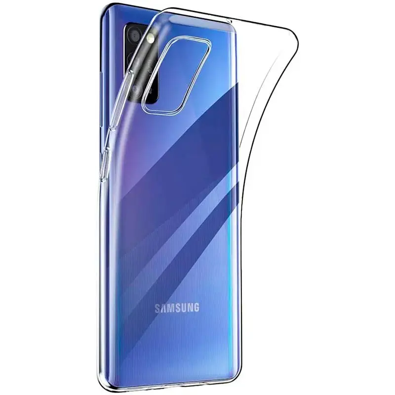 Fusion Ultra 2 mm Protect Silicone maciņš telefonam Samsung Galaxy A41 (A415) caurspīdīgs
