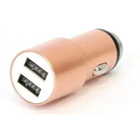 Omega OUCC2MBL automašīnas lādētājs | 10.5W | USB-A | rozā zelts