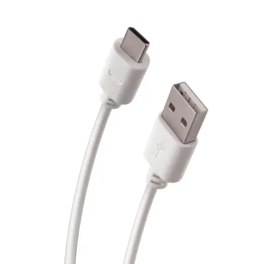 Forever datu pārraides un uzlādes vads | USB-C | 1m | balts