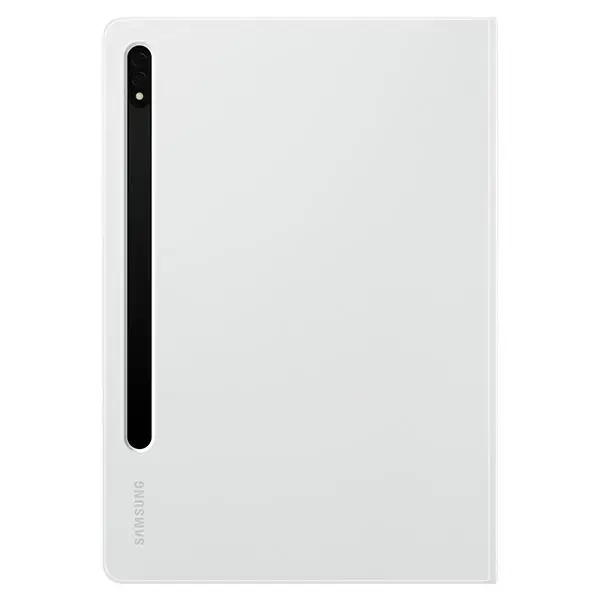 Samsung EF-ZX700PWE Note View Cover planšetdatora maciņš Galaxy Tab S7 | Galaxy Tab S8 balts