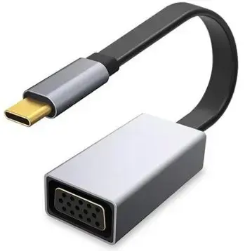 Platinet Multimedia Adapter Type-C  to VGA (1080P*60Hz) Black