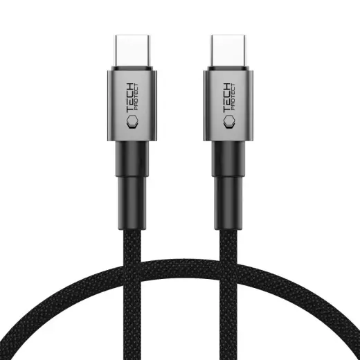 Tech-Protect Ultraboost DNA провод для передачи данных и зарядки | USB-C | 100W | 0.5m | серый