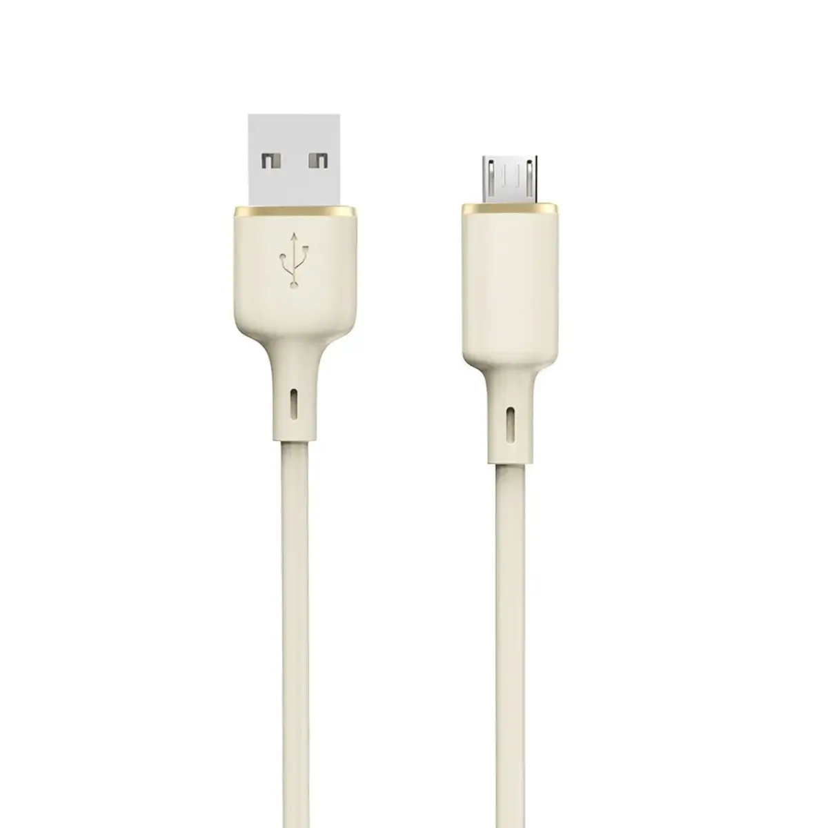 Dudao L7SM data transfer and charging cable | USB-A to Micro USB | 25W | 1m | beige