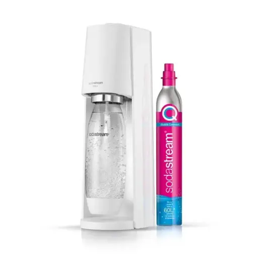 SodaStream Soda Maker Terra white QC with CO2 & 1L PET bottle (1012811410)