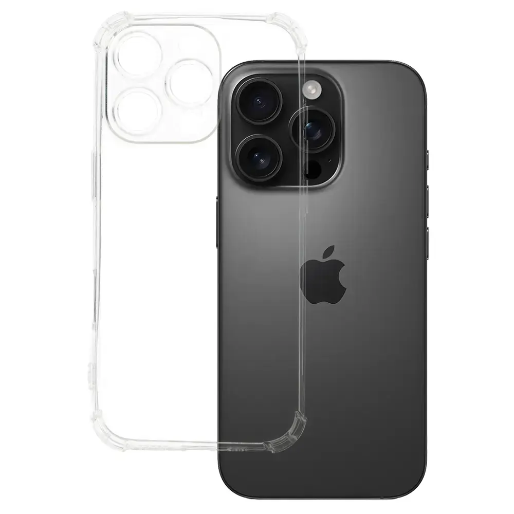 Ultra Clear 1mm maciņš telefonam iPhone 16 Pro caurspīdīgs