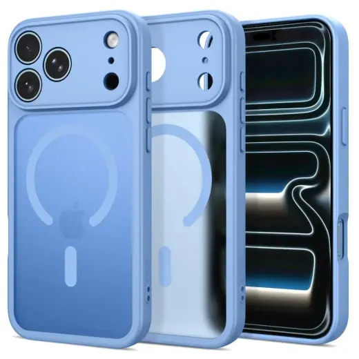 TECH-PROTECT BASICMAG чехол с поддержкой MagSafe для телефона iPhone 17 Pro Max | iPhone 18 Pro Max синий