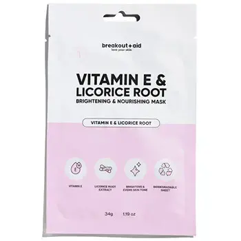 Breakout+aid Brightening & Nourishing Mask - Rozjasňující maska 34.0g