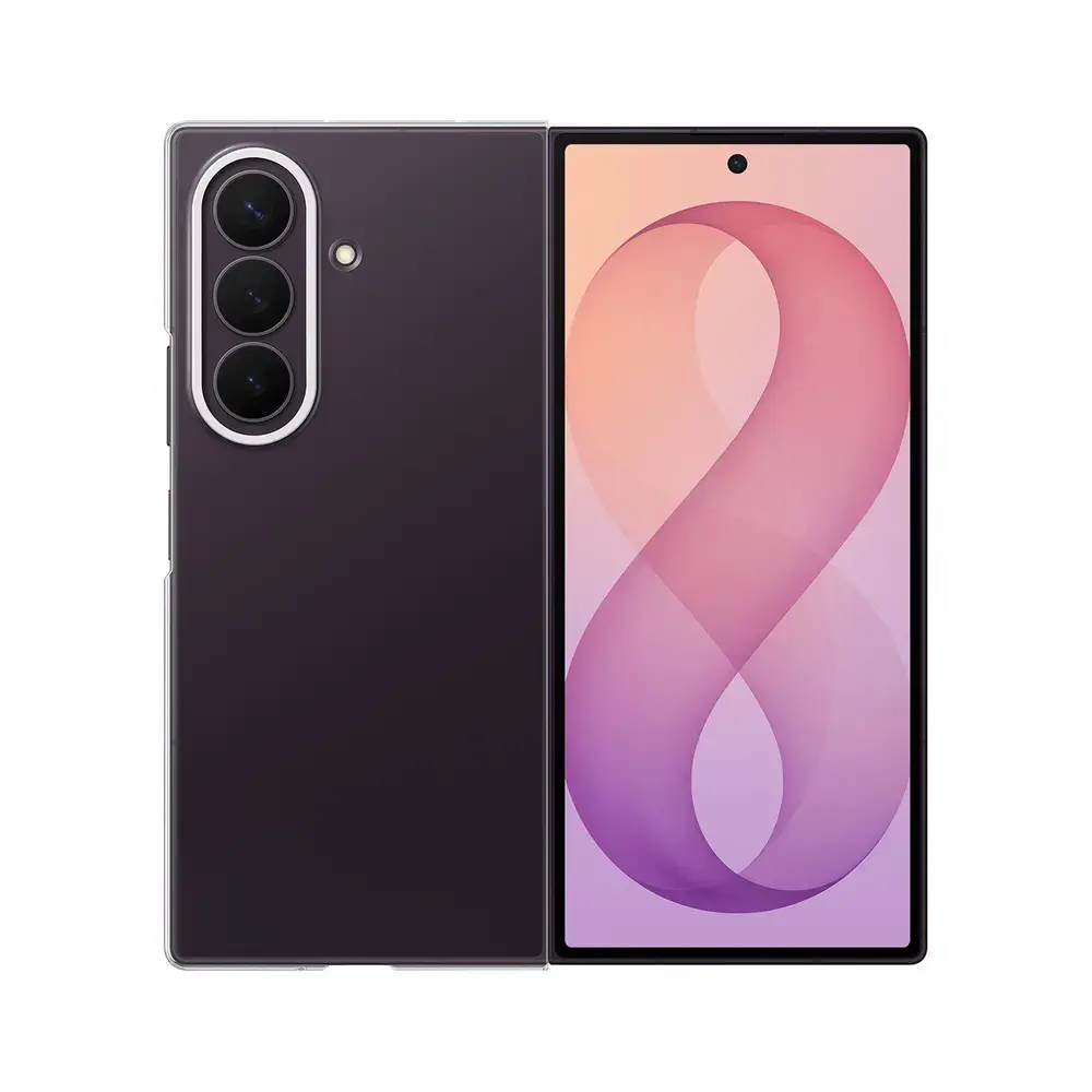 Samsung Clear maciņš telefonam Samsung Galaxy Z Fold 8 Ultra (F976) caurspīdīgs (komplektā aizsargplēve)