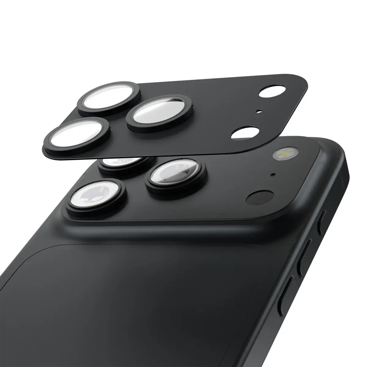 Etteri kameros apsauginis stiklas telefonui iPhone 18 Pro pilkas