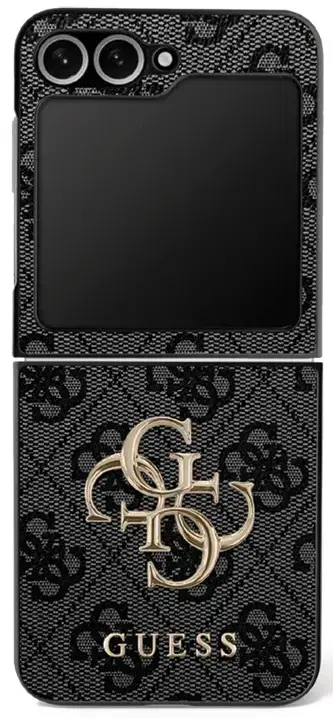 Etui Guess Big 4G Logo Classic Logo do    Samsung Galaxy Z Flip7 czarny