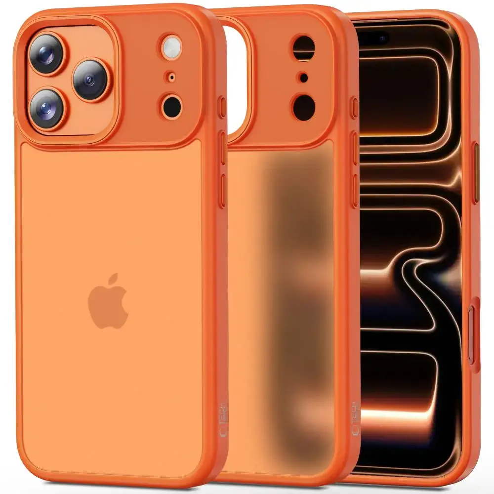 TECH-PROTECT Magmat maciņš telefonam ar MagSafe atbalstu Apple iPhone 17 Pro Max oranžs