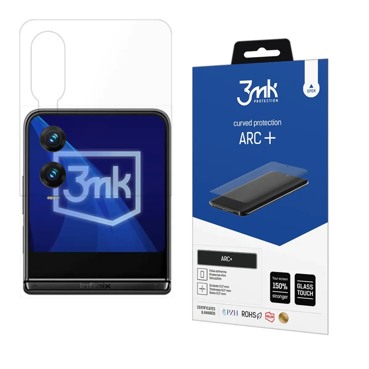 Infinix Zero Flip (front) - 3mk ARC+