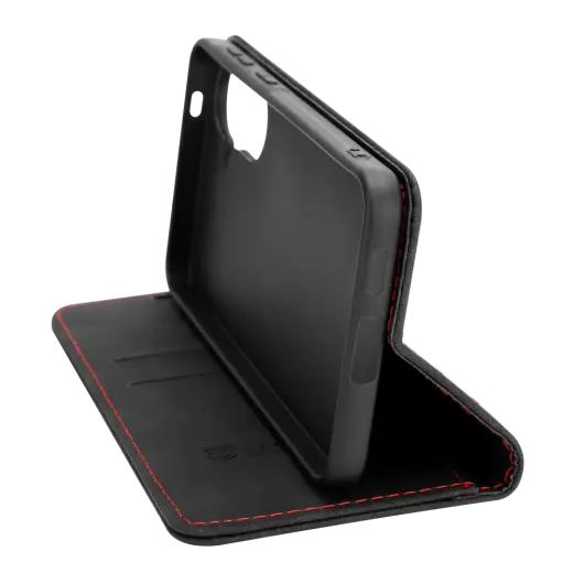 Tactical Xproof knyginio tipo telefono dėklas Samsung Galaxy A57 (A576) juodas