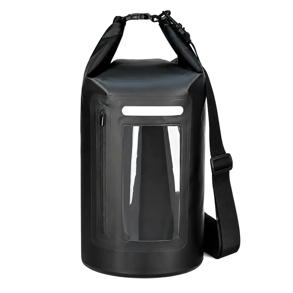 WNA-15L waterproof bag for a 15 l sup kayak with an RFID blocking divider - black