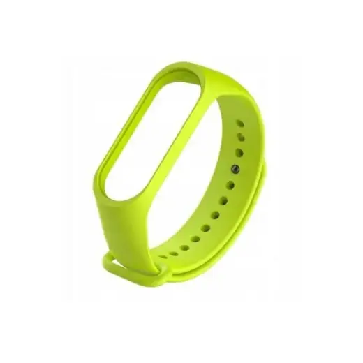 Beline išmaniojo laikrodžio dirželis Xiaomi Mi Band 5/6/7 | silikoninis | geltonas