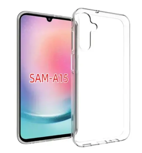 Fusion Ultra 1 mm telefono dėklas Samsung Galaxy A15 5G (A156) skaidrus