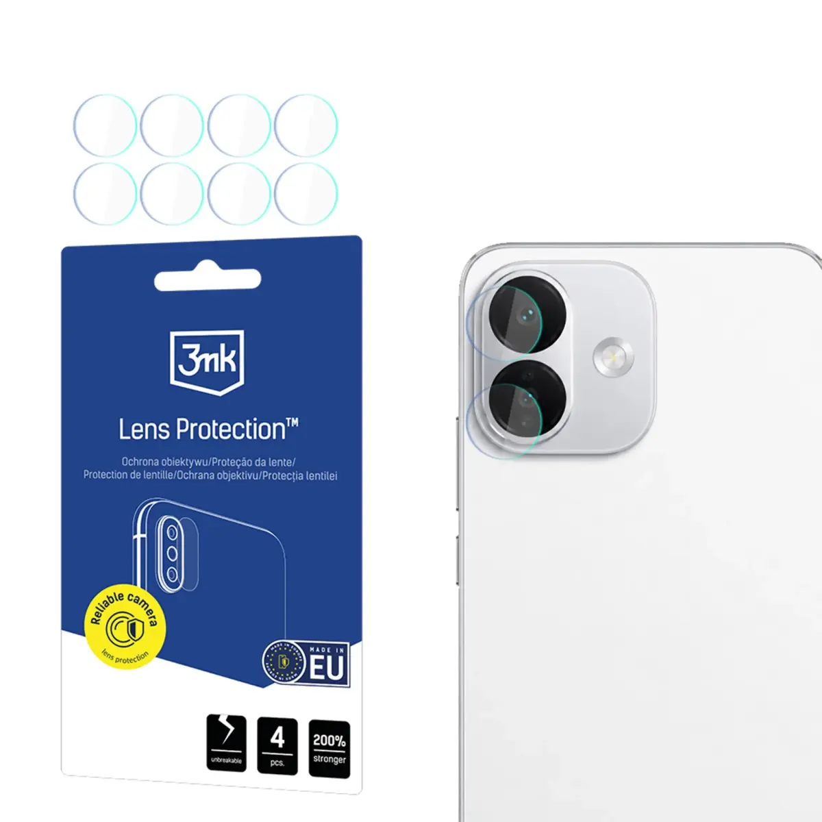 Защитное стекло на камеру 3mk Lens Protection для Redmi Note 17 Pro 5G