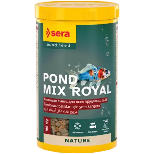 Barība dīķa zivīm - Sera Pond Mix Royal, 1000ml (185g)