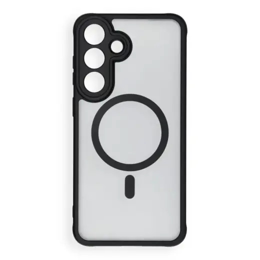 Full Matte чехол с поддержкой MagSafe для телефона Samsung Galaxy S26 FE (S741) чёрный