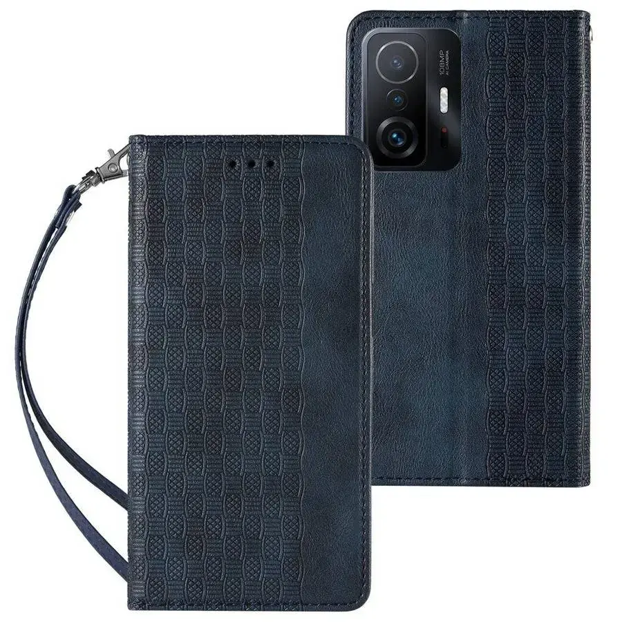 Fusion Magnet Strap grāmatveida maks + aukliņa Samsung A136 Galaxy A13 5G | A04S zils