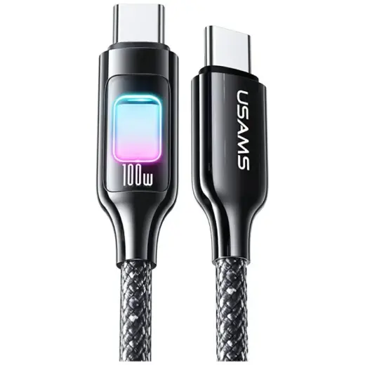 USAMS TC Series SJ750 провод для передачи данных и зарядки | USB-C на USB-C | 100W | 1.2м