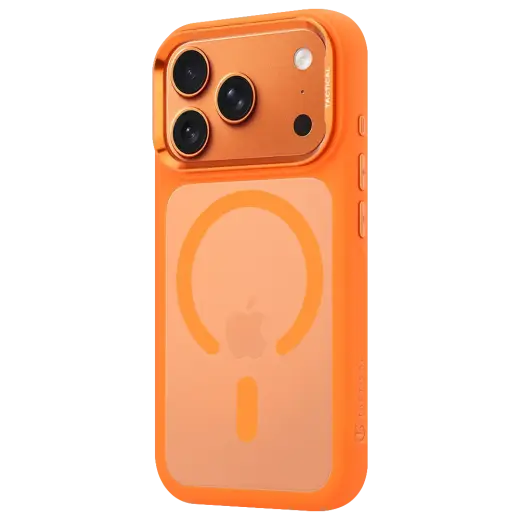 Tactical MagForce Hyperstealth 3.0 чехол с поддержкой MagSafe для телефона iPhone 17 Pro | iPhone 18 Pro оранжевый
