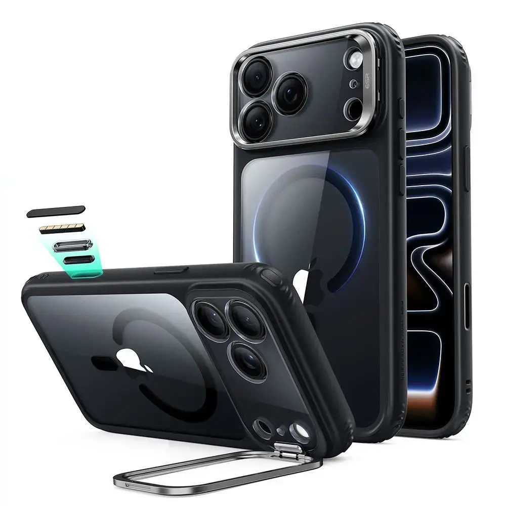 ESR CLASSIC HYBRID KICKSTAND MAGSAFE IPHONE 17 PRO / 18 PRO CLEAR/BLACK
