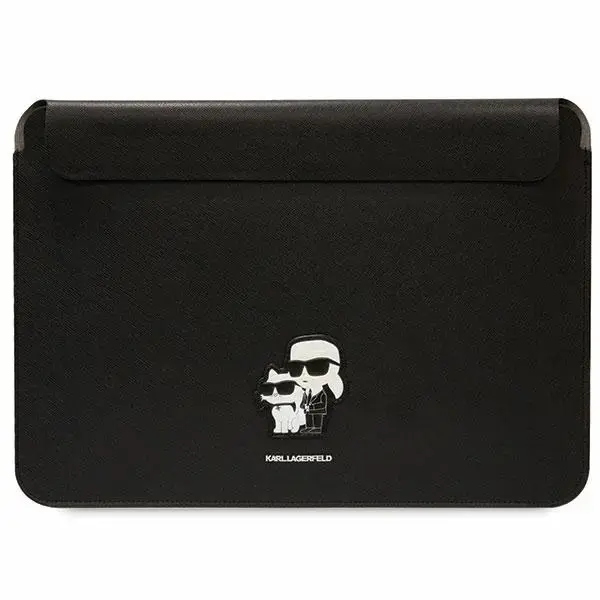 Karl Lagerfeld Saffiano Karl & Choupette laptop sleeve 16" black
