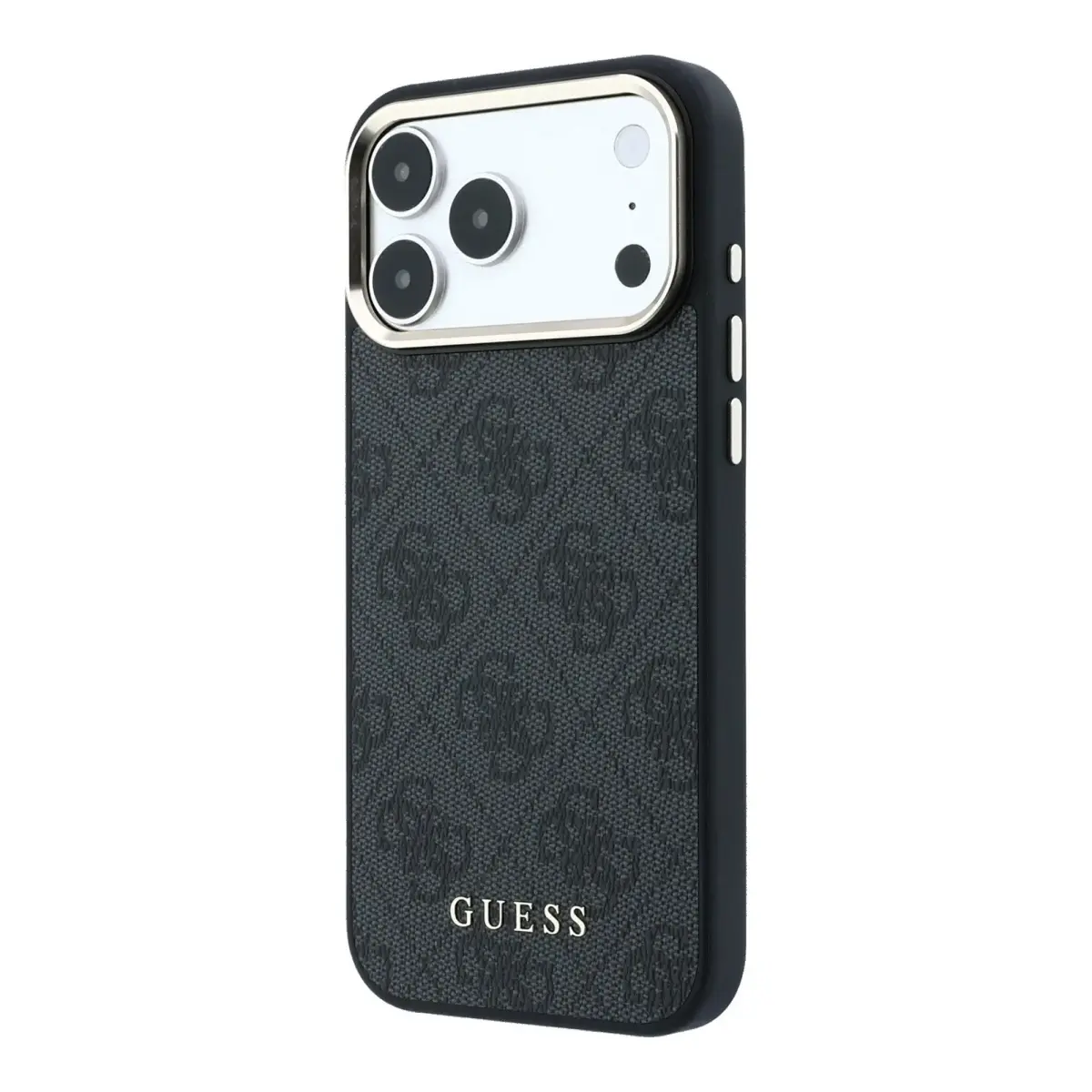 Guess 4G Gold Frame phone case with MagSafe support for iPhone 18 Pro Max black