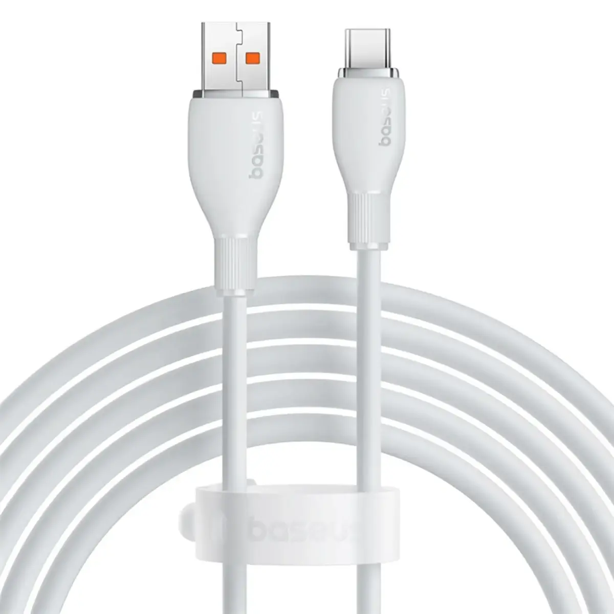 Baseus Pudding andmeedastus- ja laadimiskaabel | USB-A kuni USB-C | 100W | 1.2m | valge