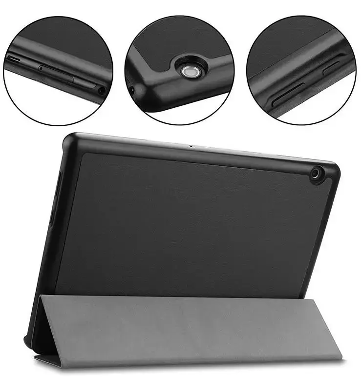 Чехол для планшета Tactical Book Tri Fold Galaxy Tab S9 FE+ чёрный
