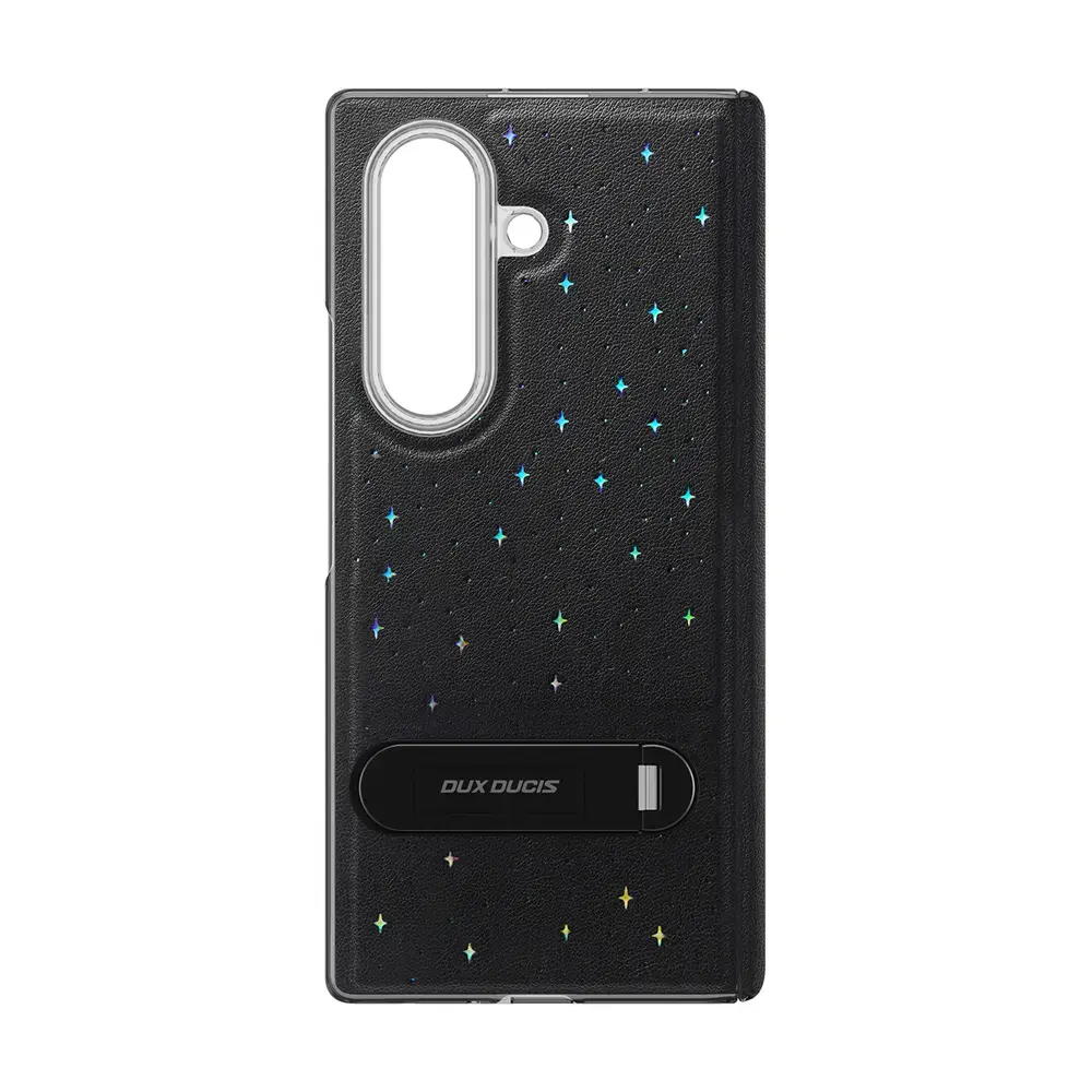 Dux Ducis Stex maciņš ar statīvu telefonam Samsung Galaxy Z Fold 7 (F966) melns