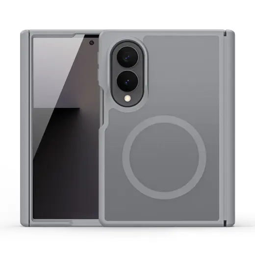 Dux Ducis Yind maciņš ar MagSafe atbalstu telefonam Samsung Galaxy Z Fold 8 (F971) pelēks
