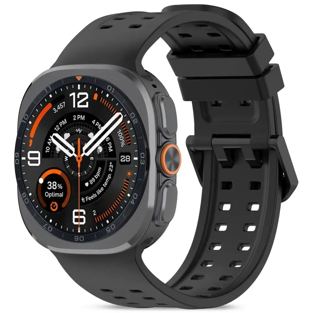 Tech-Protect Silicone Air viedpulksteņa maciņš (apvalks) priekš Samsung Galaxy Watch Ultra 1/2 (47 mm) | melns