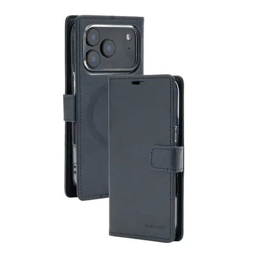Mercury BlueMoon Diary MagSafe Case for iPhone 17 Pro / 18 Pro Navy Blue