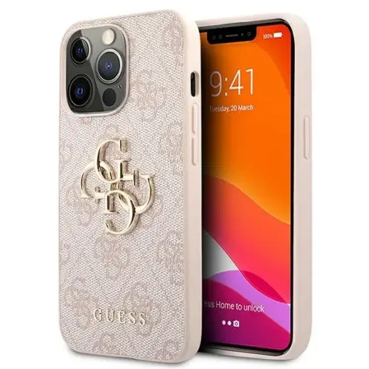 Guess 4G Big Metal Logo Case for iPhone 13 Pro | 13 6.1" - Pink