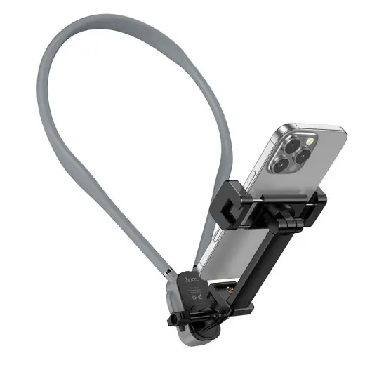 Neck universal phone holder Hoco K30 black gray