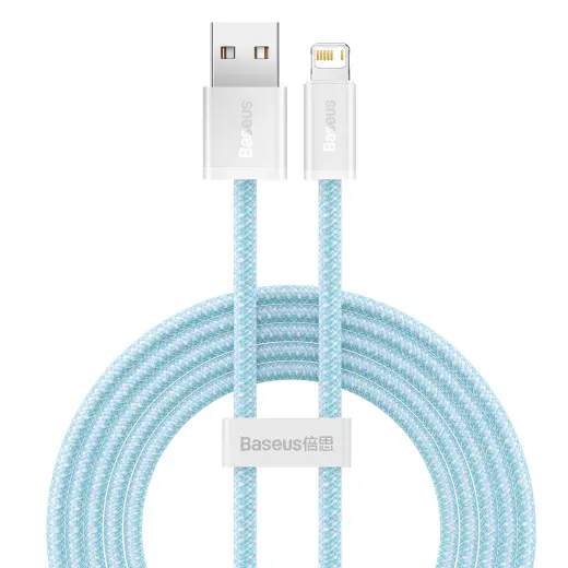 Baseus Dynamic datu pārraides un uzlādes vads | USB-A uz Lightning | 12W | 2m | zils