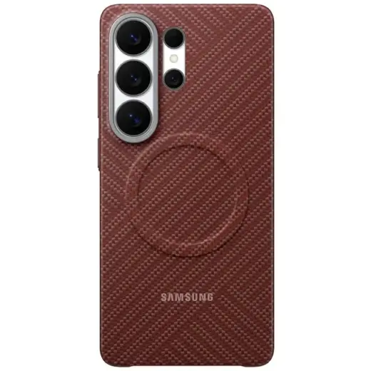 Samsung Carbon Magnet maciņš telefonam Samsung Galaxy S26 Ultra (S948) sarkans
