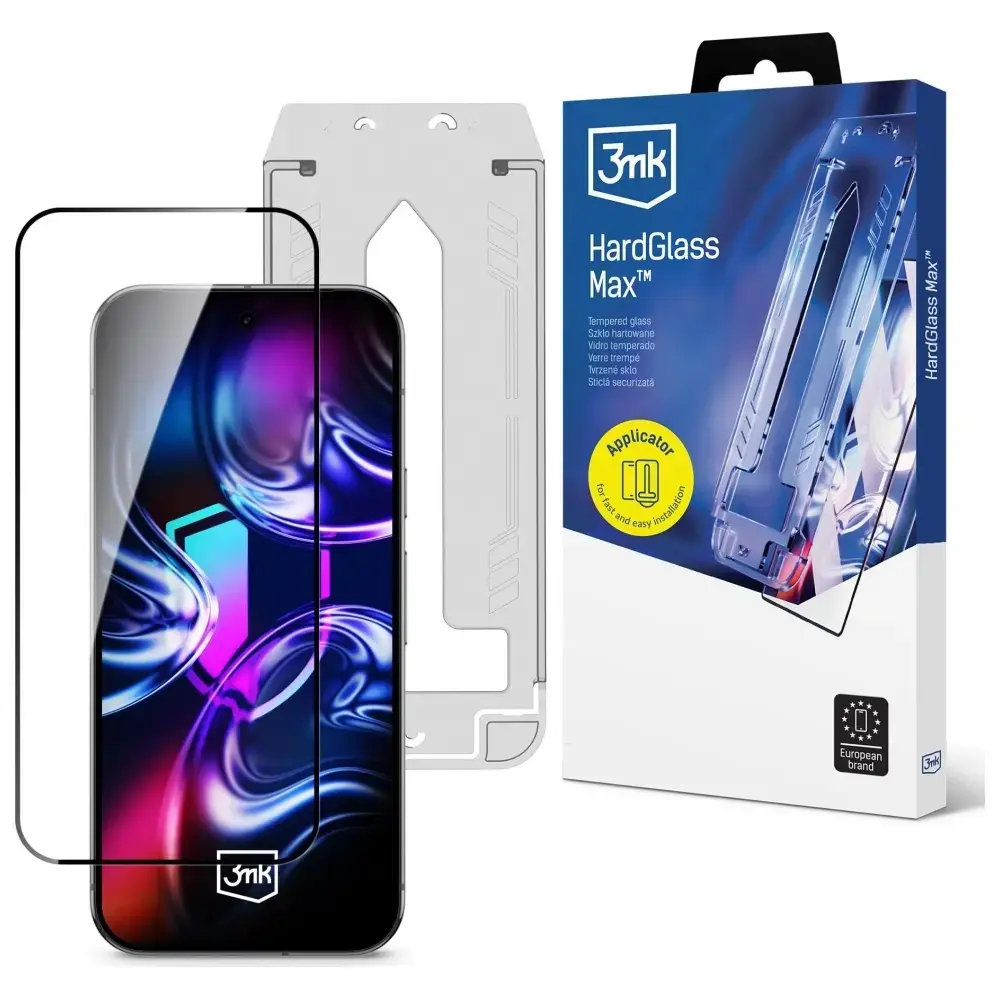 Szkło hartowane 3MK HardGlass Max         z aplikatorem do Google Pixel 10/10 Pro