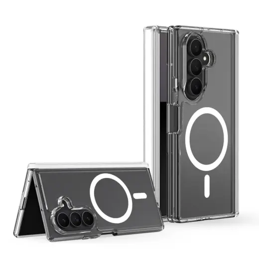 Dux Ducis Clin Mag maciņš ar MagSafe atbalstu telefonam Samsung Galaxy Z Fold 8 (F971) caurspīdīgs