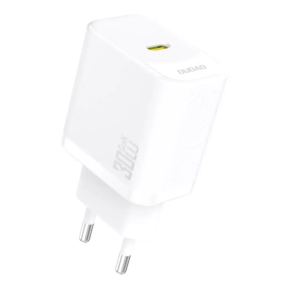 Dudao A27P tīkla lādētājs | 30W | PD | USB-C | balts
