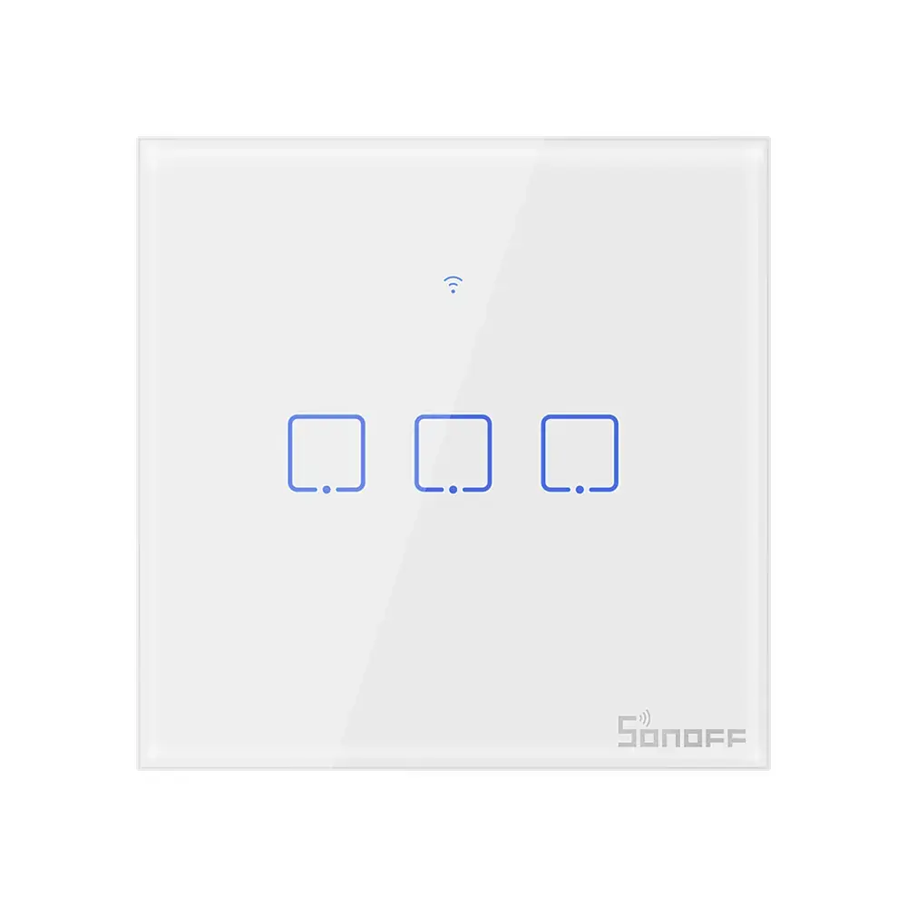 Smart Wi-Fi touch wall switch Sonoff T0EU3C TX