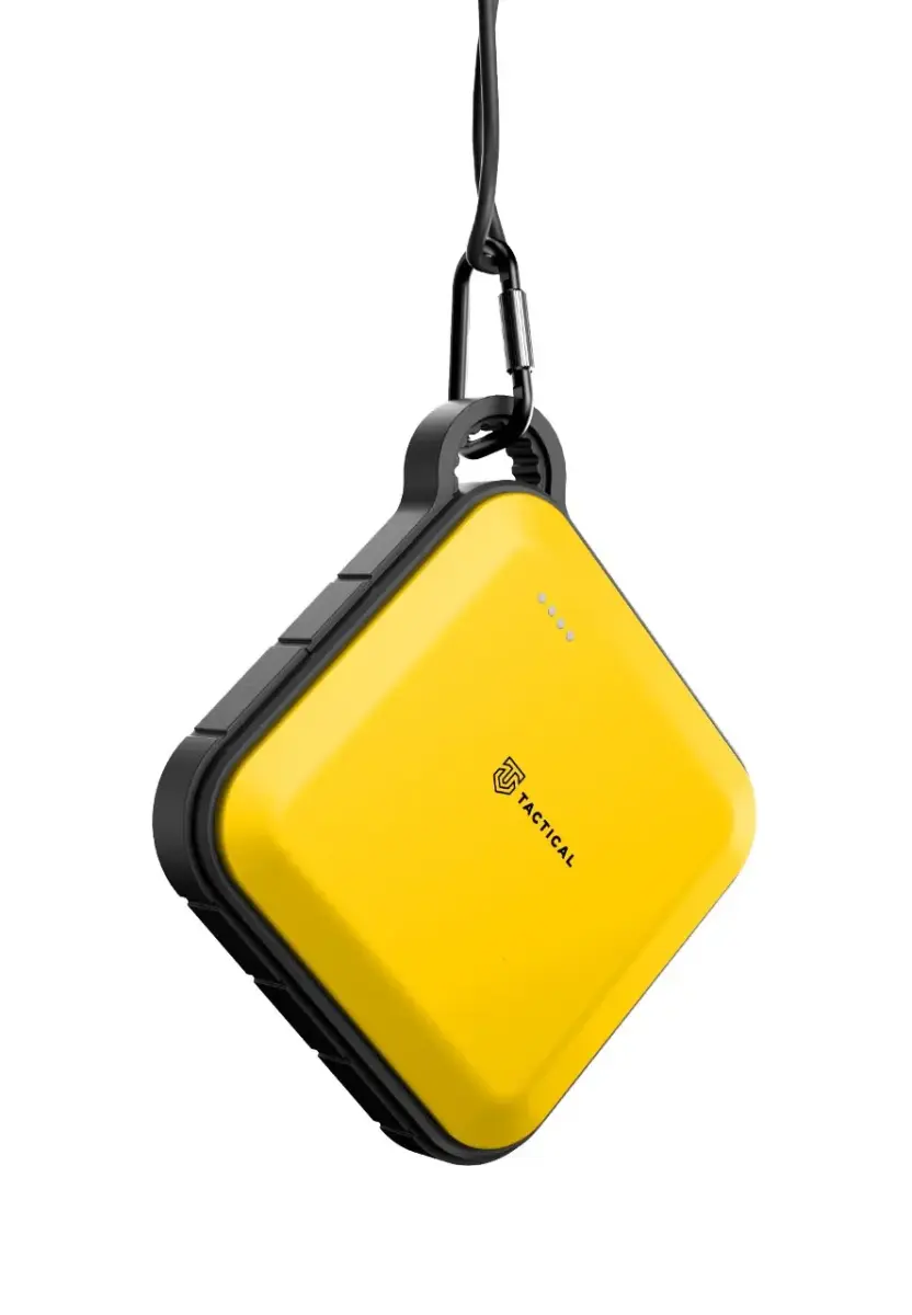 Tactical BadAss external battery (powerbank) | 10050 mAh | 18W | USB-A, USB-C | LED flashlight, IP67 | yellow