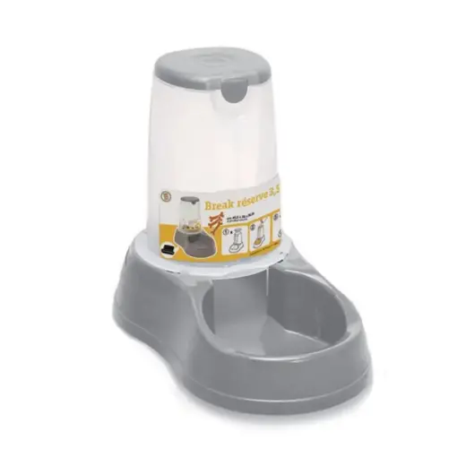Feeder Break Reserve "Food" 3.5L 38x22.5x30cm gray
