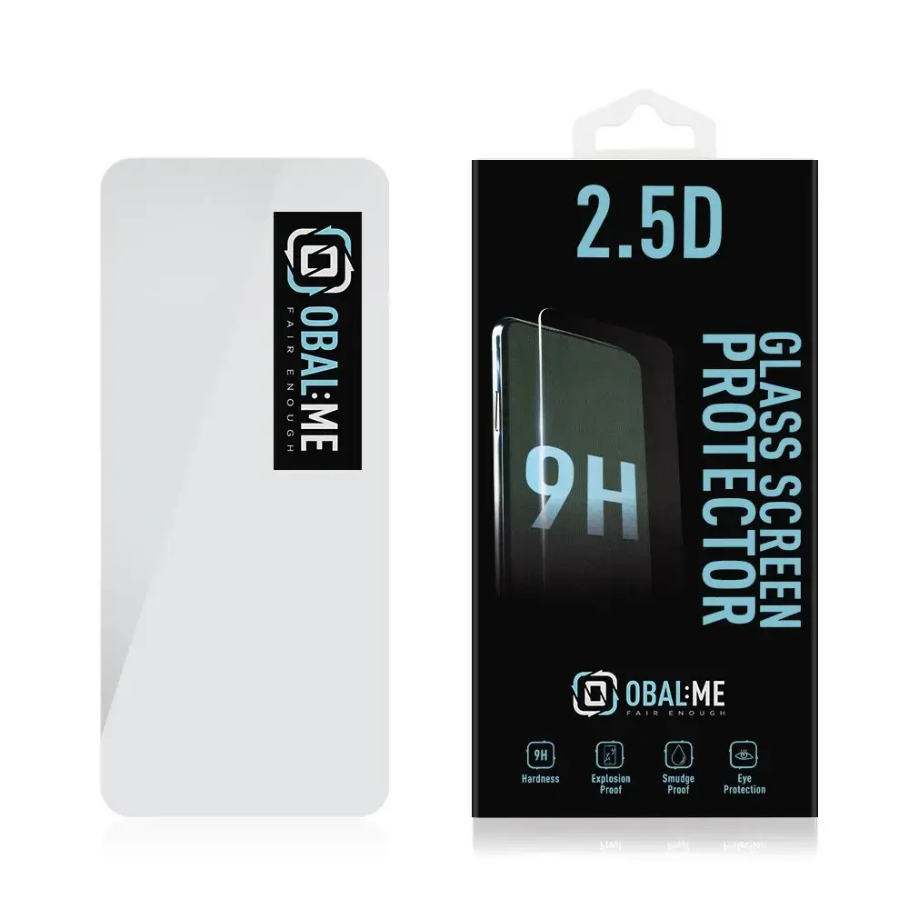 OBAL:ME 2.5D grūdintas stiklas telefonui Samsung Galaxy A55 5G, skaidrus