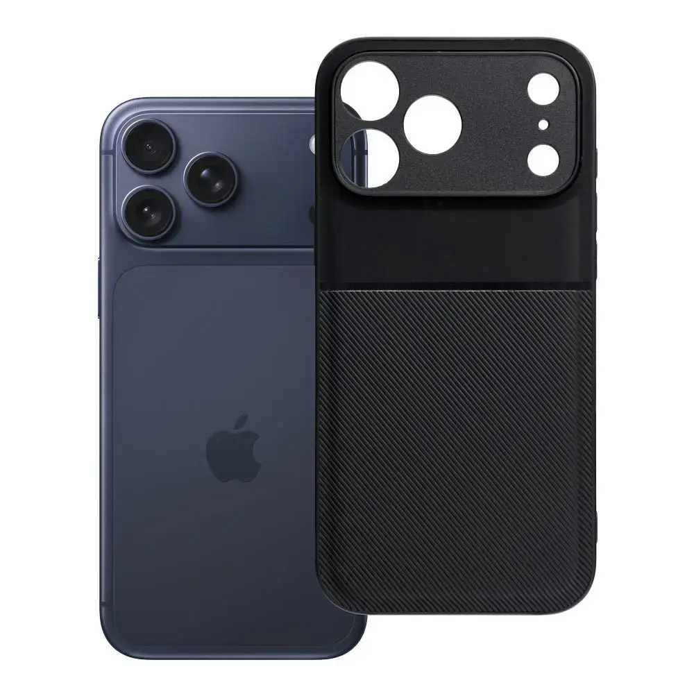 Noble telefono dėklas iPhone 17 Pro Max | iPhone 18 Pro Max juodas