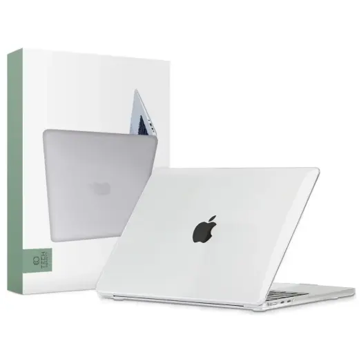 Tech-Protect SmartShell case for MacBook Air 13" M2 | M3 | 2022-2024 - transparent