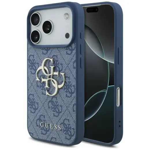 Case Guess 4G Big Logo for iPhone 18 Pro / iPhone 17 Pro Max blue